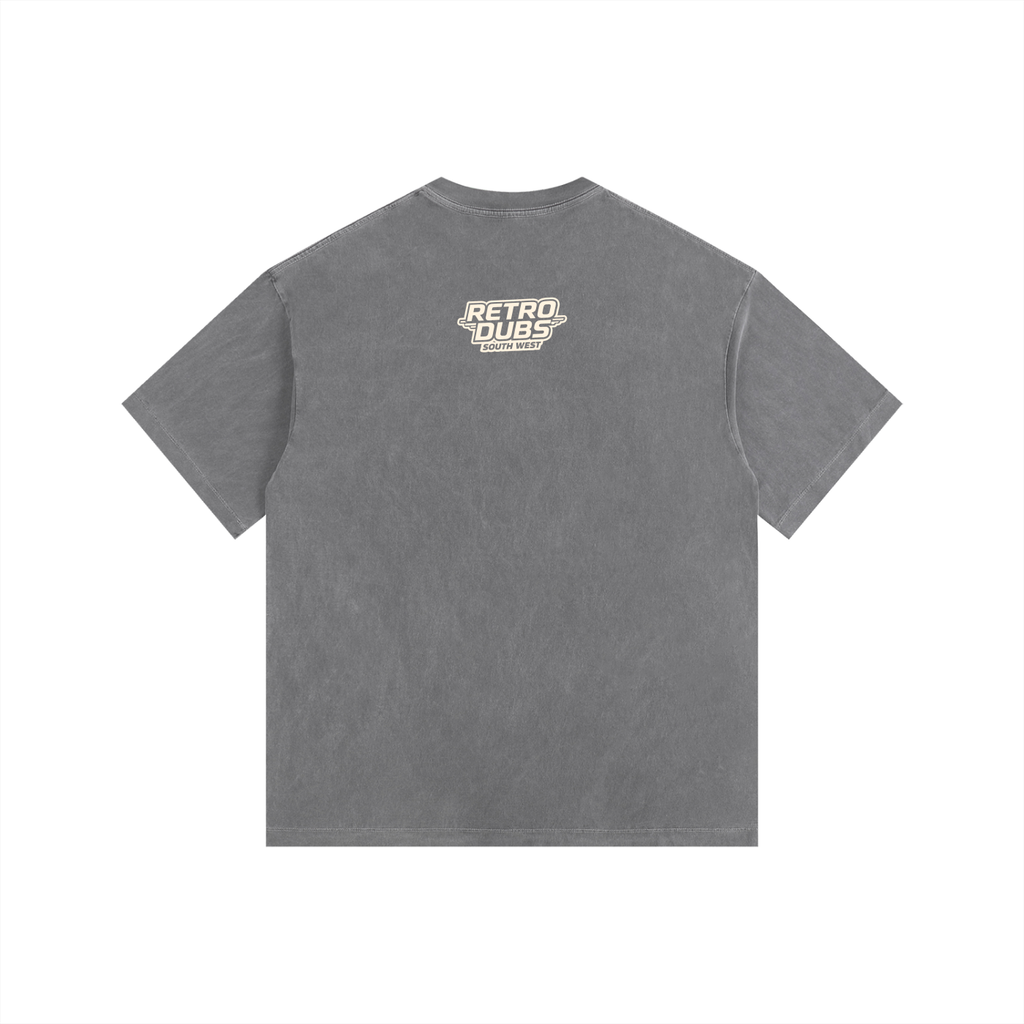 Vintage Washed Oversized Cotton T-Shirt