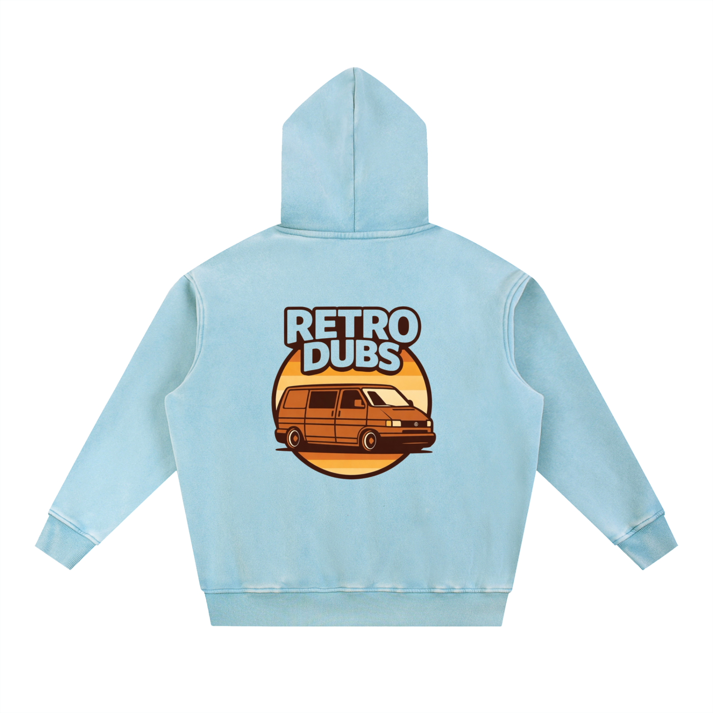 Snow Wash Fleece Oversize Hoodie
