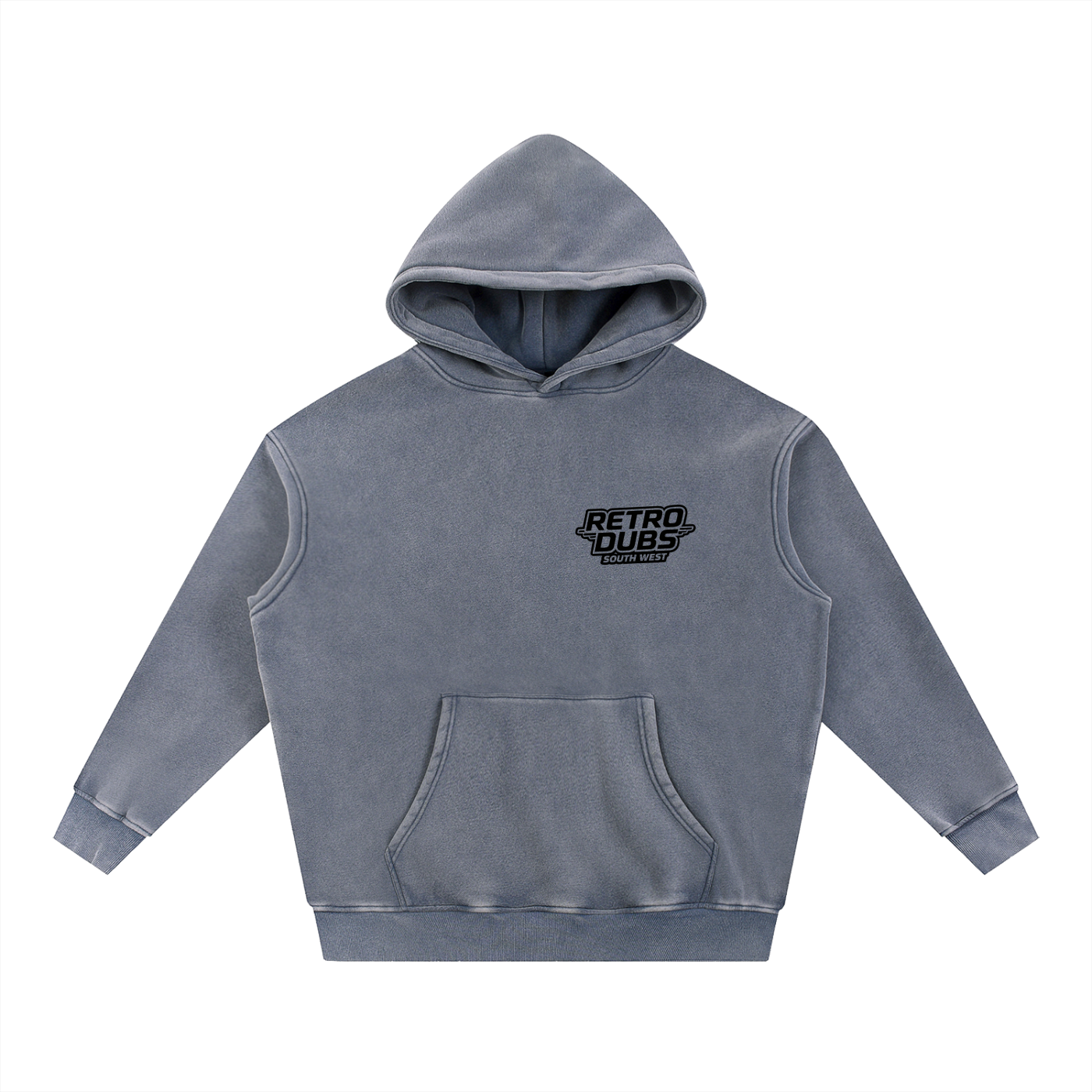 Snow Wash Fleece Oversize Hoodie