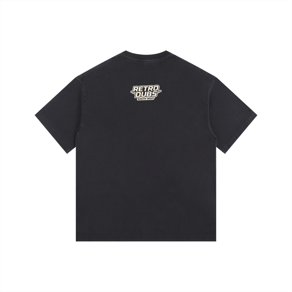 Vintage Washed Oversized Cotton T-Shirt