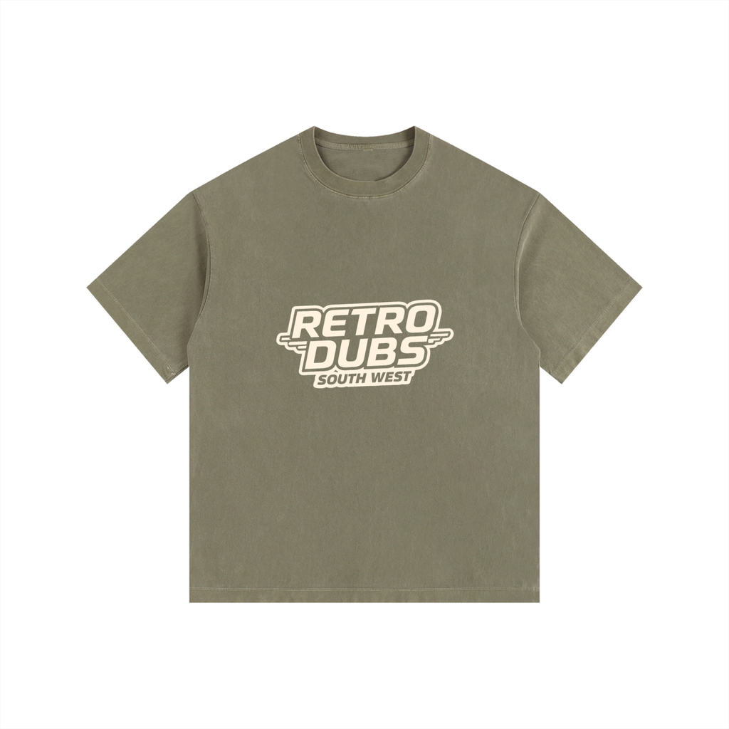 Vintage Washed Oversized Cotton T-Shirt