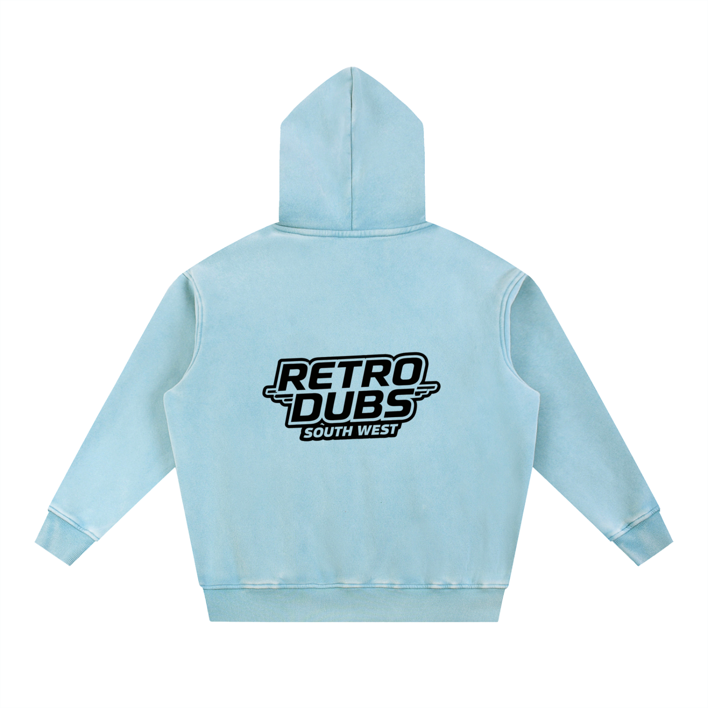 Snow Wash Fleece Oversize Hoodie