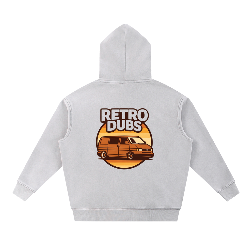 Snow Wash Fleece Oversize Hoodie