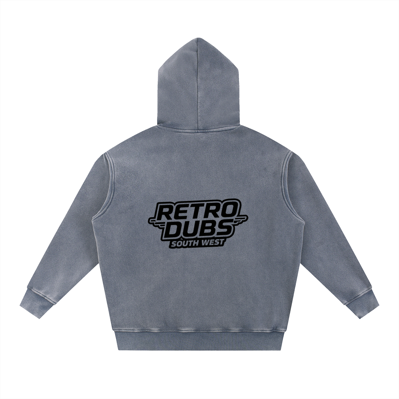 Snow Wash Fleece Oversize Hoodie