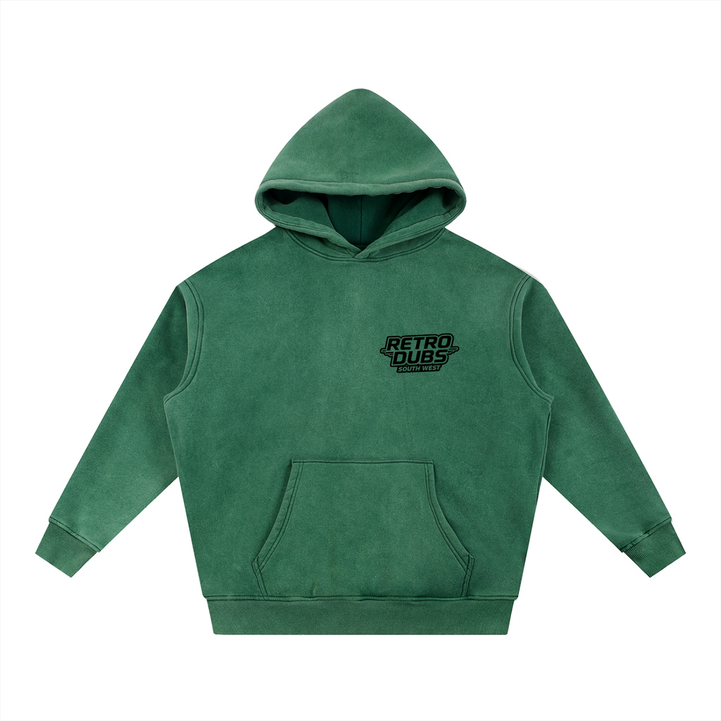 Snow Wash Fleece Oversize Hoodie