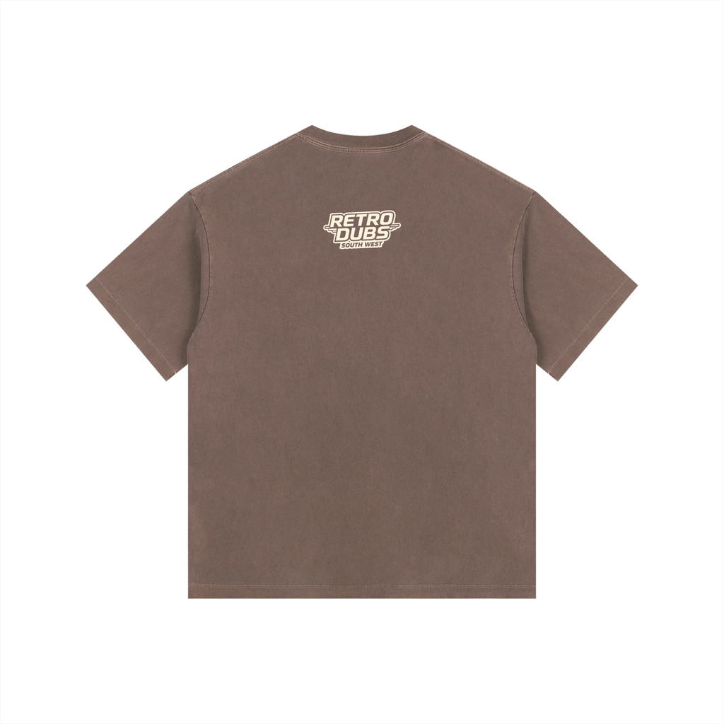 Vintage Washed Oversized Cotton T-Shirt