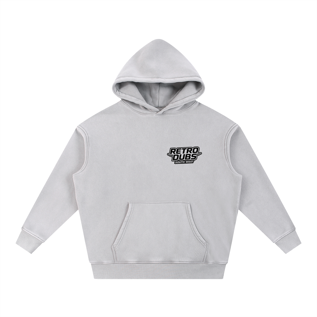 Snow Wash Fleece Oversize Hoodie